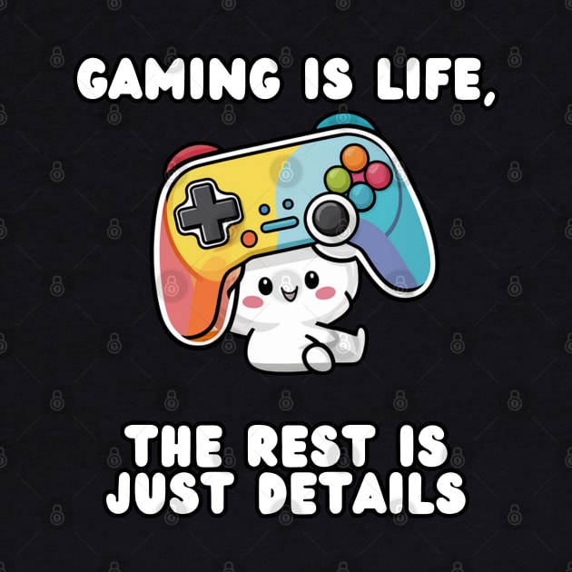 Gaming Controller Gaming is Life The Rest is Just Detail by Estrella Design